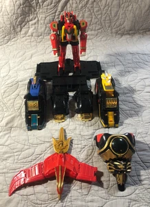 Thunderzord Assault Team & Red Dragon Megazord 1994 vintage quasi completo - Foto 1 di 14