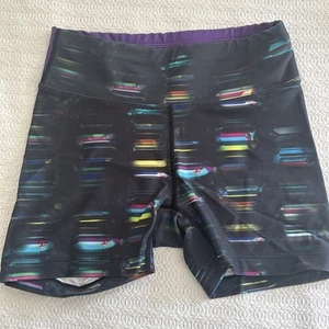 Oiselle Women's Mid Length Small Spandos Shorts Running Athletic Made in USA - Picture 1 of 6