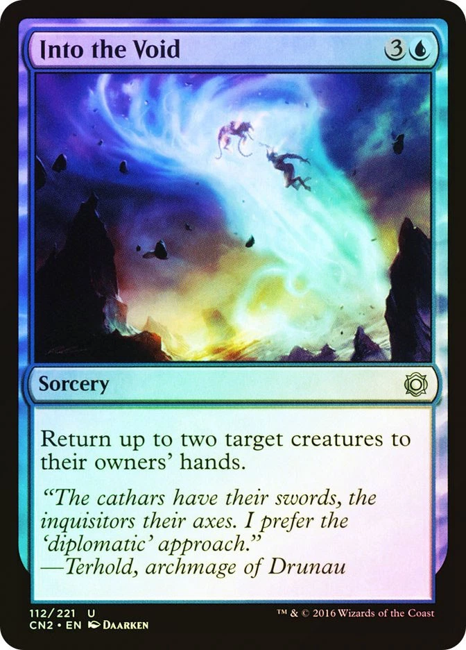 MTG FOIL Into the Void  - Conspiracy: Take the Crown #112 - Image 1 of 1