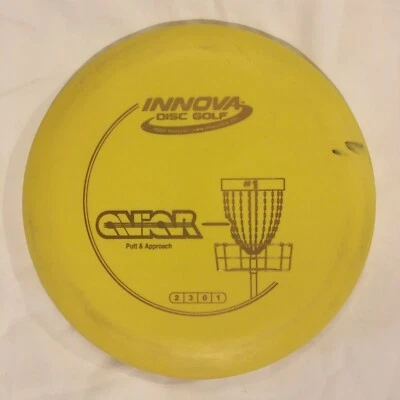 Innova Disc Golf Aviar Putt And Approach Yellow with Gold Foil Used - Image 1 of 2