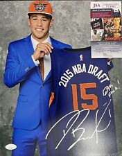 Devin Booker Signed 11x14 Phoenix Suns Photo JSA COA Rookie Sig Inscription RARE