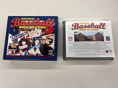 National Baseball Hall Of Fame Desk Calendar Cooperstown  2011  Factory Sealed - Image 1 of 4