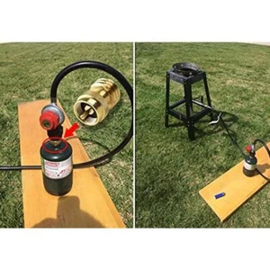 Camping Im Freien Benziner Aufblasbare Gelenkofenpropanadapter 丨UK - Picture 1 of 12