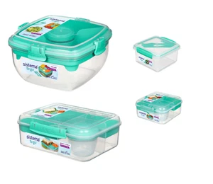 Sistema To Go Lunch Sandwich Food Snacks Salad Box Container - Picture 1 of 14