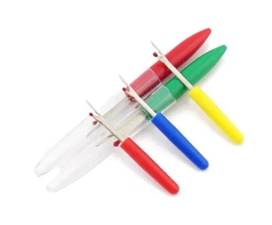 4-Pack Stitch Ripper Set – Seam Cutter Remover with Plastic Handle for Sewing S - Picture 1 of 9