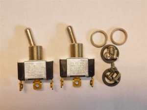 2 Carling 2FB54-73 70,000 Series SPDT ON-NONE-ON Toggle Switches - Picture 1 of 1