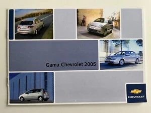 CHEVROLET Matiz Kalos Lacetti Nubira Tacuma Evanda Spanish Range Brochure 2005 - Picture 1 of 1