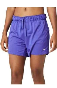 NEW Women's Nike Attack Fold Over Shorts Purple Size Medium MODEL: DA0319-430 - Picture 1 of 5