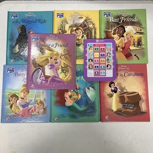 Disney Princess Me Reader Story Reader 7 Books with Pink Me Reader Device - Used - Picture 1 of 1