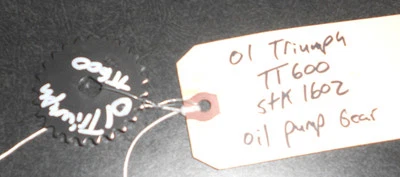 2001 00 01 02 03 TRIUMPH TT600 ENGINE MOTOR OIL PUMP SPROCKET GEAR - Изображение 1 из 2