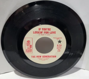 The NEW GENERATION 45 vinyl Never let ; Lookin' for love 1965 VG+ garage folk - Picture 1 of 4