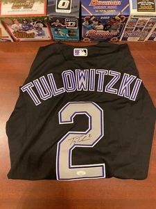 Troy Tulowitzki Autographed Signed Custom Colorado Rockies Jersey JSA COA - Picture 1 of 5
