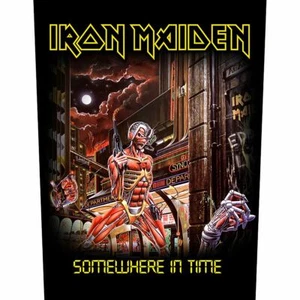 Iron Maiden - Somewhere in time Backpatch NUOVO # UFFICIALE 30x36x27cm - Foto 1 di 1