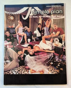 SIMPLE PLAN Authentic Guitar Tab/music book - NO PADS, NO HELMETS... JUST BALLS - Picture 1 of 14