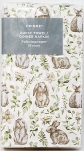 Fransen Abendessen Serviette Badezimmer Gästetuch Papier 32 Ct Osterhase Hase Neu - Bild 1 von 2