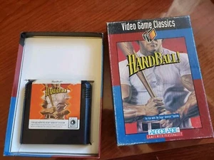 Sega Genesis Hardball Baseball 1991 Video Game Classics Cartridge & Box Tested - Picture 1 of 3