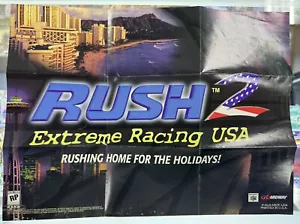 Póster publicitario Rush 2 (Nintendo 64, 1998) NFL Blitz SOLO P-NBZE-EE. UU. - Imagen 1 de 1