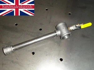 Quemador de gas propano para herreros forja, horno. Mediano 3/4". Válvulas seguras de gas. - Imagen 1 de 8