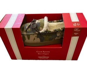 Club Room Men's Camo Slip Moccasins Small(6-7) - Picture 1 of 2