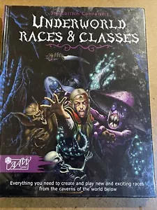 UNDERWORLD RACES & CLASSES (5E)(AAW5EURC) By Aaw Games - Hardcover Factory Seal - Picture 1 of 3