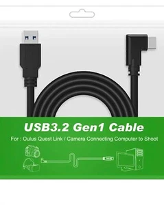 Link Cable 16FT Compatible for Oculus/Meta Quest 2/1, USB 3.2 Gen 1 Type A to C - Picture 1 of 8