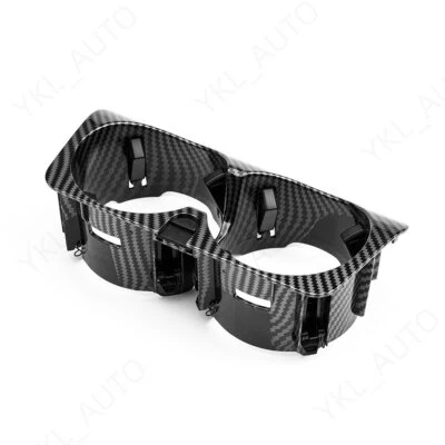 For Benz W205 C-Class W213 E-Class Center Console Drinks Cup Holder Carbon Look - Imagem 1 de 4