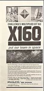 Pubblicità stampa d'epoca Philco WDL Division Space Systems Palo Alto CA 1963 - Foto 1 di 6