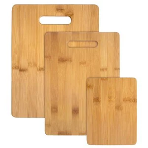 Totally Bamboo 3-Piece Cutting Board Set – Assorted Sizes for Kitchen Use - Picture 1 of 7