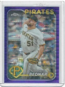 2024 Topps Chrome #60 David Bednar Purple Sonar Refractors #/275 - Picture 1 of 1