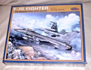 NEW 2007 F-16 Fighter The Buzzard Fighter Squadron Italy 1993 1000 Piece Puzzle - Picture 1 of 8
