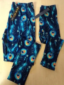 Mommy & Me Leggings Pfauenmuster Damen OS, Plus - Kinder Medium, Lg - Bild 1 von 3