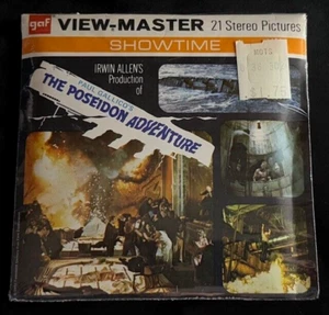 Vintage The Poseidon Adventure Irwin Allen Movie View-Master 3 Reels Packet - Picture 1 of 2