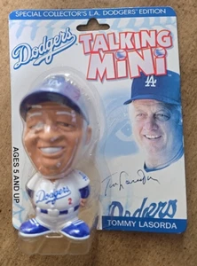 Los Angeles Dodgers Talking Mini Tommy Lasorda Keychain New In Package 2003 - Picture 1 of 4