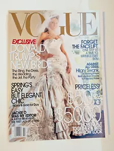 Melania Trump Vogue February 2005 - Donald Trump wedding scoop! - Foto 1 di 1