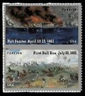 US 2011 SC#4522-23 CIVIL WAR SESQUICENTENNIAL POSTAGE STAMP SE-TENANT  PAIR MNH