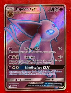 Lotto Carte Pokemon ESPEON GX 140/149 in Italiano Ultra Rara Holo Sole e Luna - Foto 1 di 2