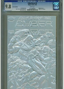 CYBER FORCE #2 CGC 9.8 WHITE PAGES MINT 1994 SILVER EDITION COVER WILCATS X-OVER - Bild 1 von 2