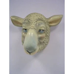 Schaf Maske Lamm Tiermaske Schafsmaske Schaf Tier Schafmaske Schafskopf Kostüm - Bild 1 von 1