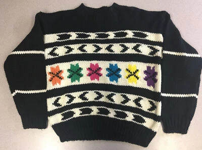 Vintage Mister Noah Sweater Women’s Size Medium Geometric - Image 1 of 4