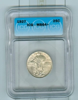  1927   Standing Liberty Quarter ICG MS 64+ - Image 1 of 4