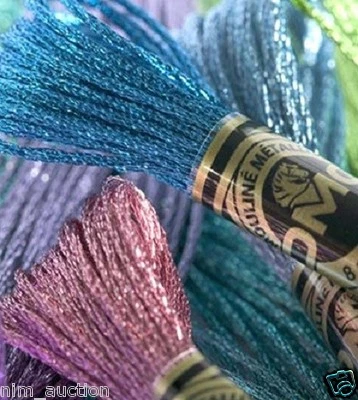 DMC Light Effect / Metallic Floss - Choose from 36 colors or combo sets - Image 1 of 2