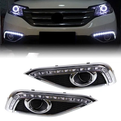 Luces de circulación diurna LED DRL aptas para Honda CR-V CRV 2012-2014 2013 2012 Foto 1 de 4