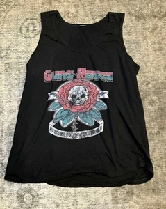 Guns N Roses Black Tank Muscle Shirt Welcome To Jungle Adult Size Small 80s Rock - Picture 1 of 5