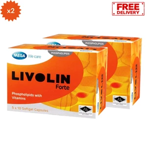 2x Suplemento vitamínico desintoxicación limpieza hepática Livolin Forte años 50 - Imagen 1 de 5