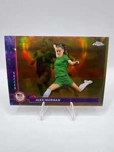 Alex Morgan /50 GOLD #106 2024 Topps Chrome USA OLMYPIC TEAM calcio femminile - Foto 1 di 5
