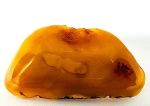 Vintage Butterscotch Bernstein Brosche – natürlicher Amber Pin, handgeschliffen - Bild 1 von 4