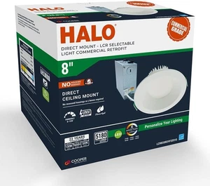 HALO LCR8 - 8" Soft White Selectable CCT Integrated LED Recessed Light with R - Picture 1 of 8