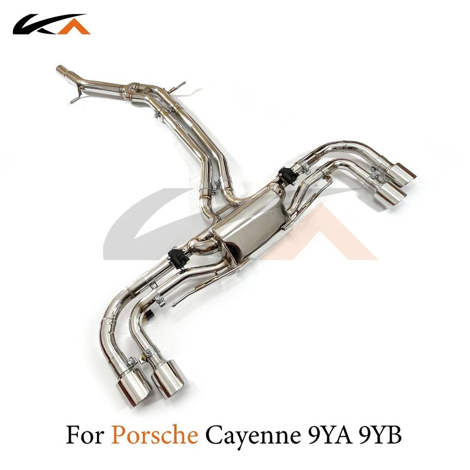 Escape KA Catback para Porsche Cayenne 9YA 9YB 3.0T sección trasera de acero Foto 1 de 4