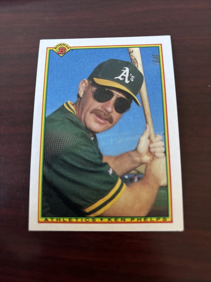 1990 Bowman Ken Phelps #462 Oakland Athletics - Image 1 of 1