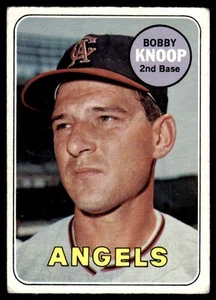 1969 Topps Baseball Bobby Knoop Vintage California Angels #445 - Picture 1 of 2